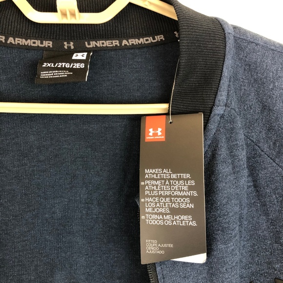 Under Armour Unstoppable Double Knit Bomber - XXL - Picture 3 of 7